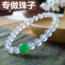 Life jadeite Myanmar glass jadeite bracelet jewelry jadeite jade beads hand bead string live broadcast 17