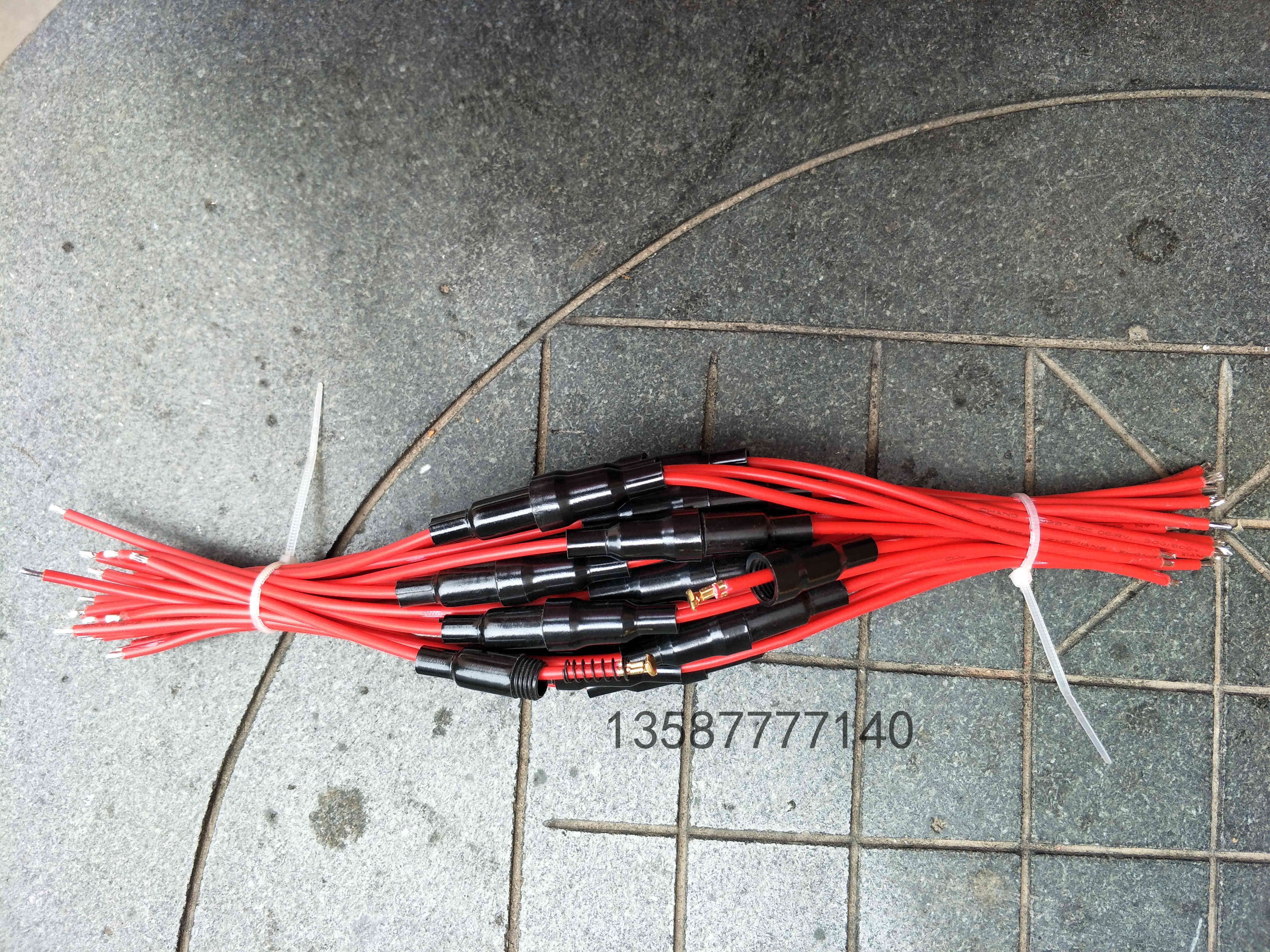 5 * 20mm fuse holder with wire national standard 0-5 two-wire docking fuse 12 12 cm-two-end soldering