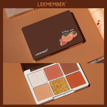 LEEMEMBER Limeng sweet dish plate six color eye shadow plate autumn limited Persimmon big forleman 6 color eye shadow