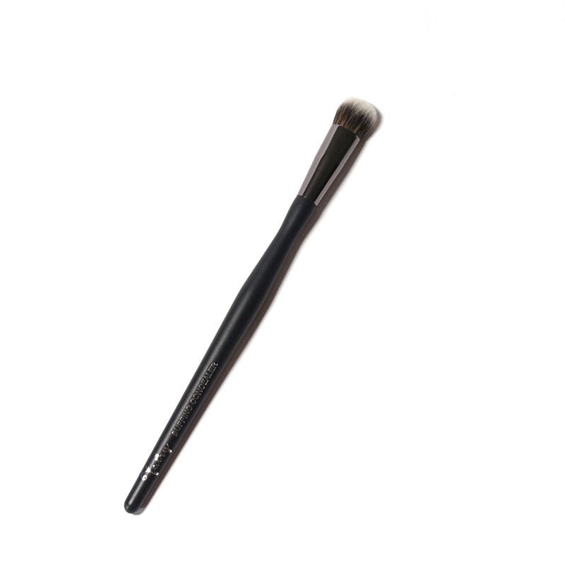 Flat round head concealer brush Fine concealer brush Small contour brush Brushless trace makeup brush fairy fiber
