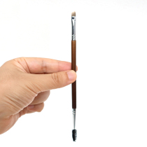 Zi hair double head eyebrow brush oblique angle eyebrow brush eyelash curl small eyebrow paint makeup brush TAN TAN T31