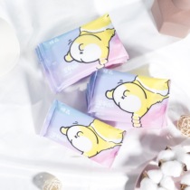 Cotton Sen wet toilet paper portable refreshing bathroom can flush toilet fart private parts cleaning wipes 10 draw 40 smoke