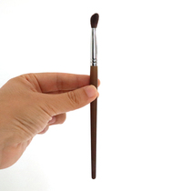 Slope eye shadow brush inclined eye color brush nasal shadow brush fine Light Peak wool animal hair makeup brush TAN TAN T25