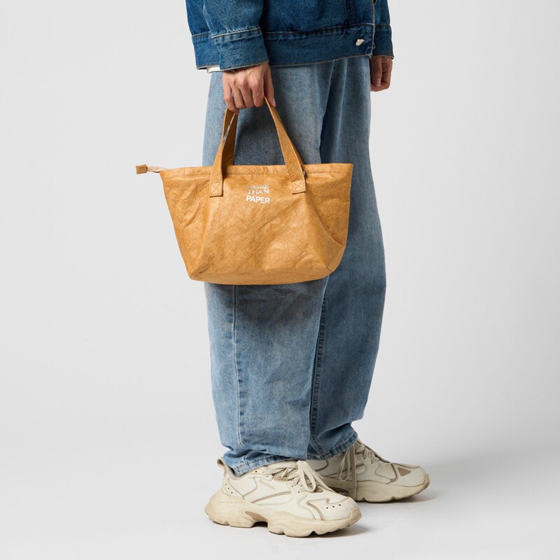 MORE THAN PAPER Small Multi-Pocket Hand Tote, Large-Capacity Multi-Compartment Mommy Bag - Thumbnail 2