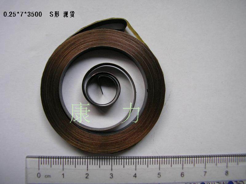 Spot clockwork thickness 0 25-0 5 Width 5-8 S shaped clockwork stainless steel scroll hair strips of various sizes