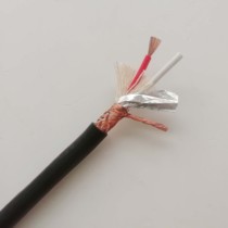 Soft microphone dual microphone cable 2C*0 2 microphone cable 2-core pickup cable full copper 64 mesh shielded wire