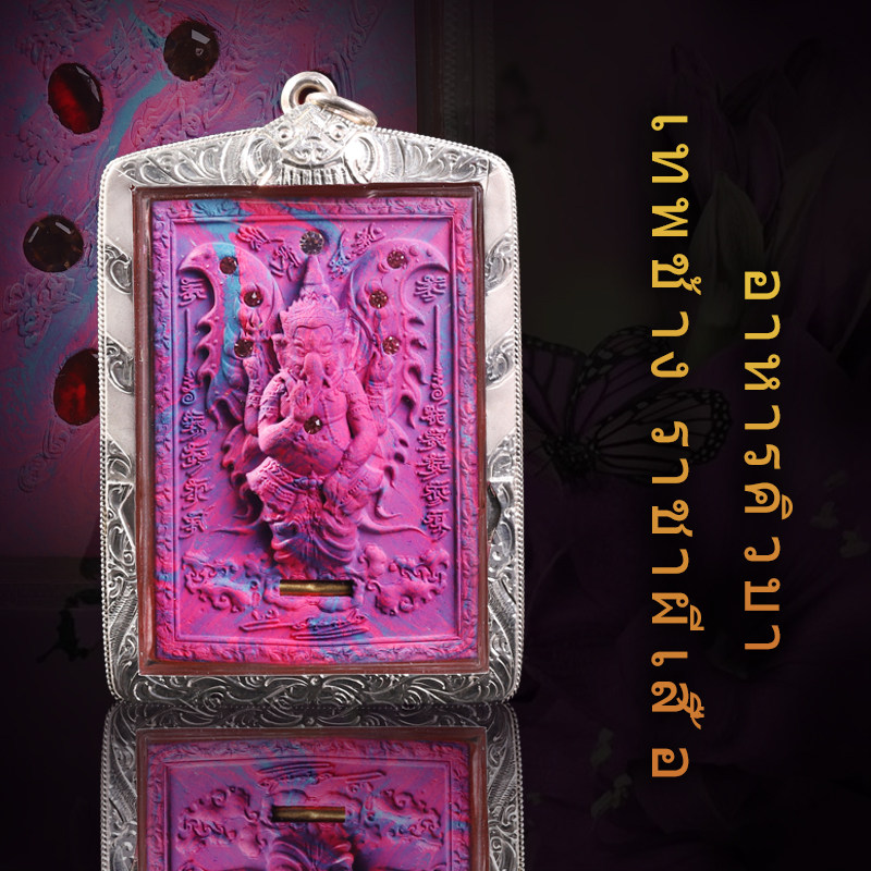 Taijing Thailand 16-year-old store large model butterfly necklace pendant 2563 silver shell to send crystal chain