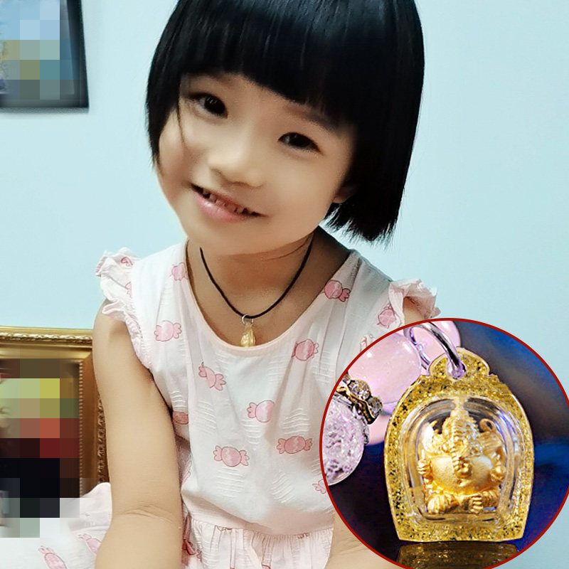 Thai essence 14-year-old Thai Buddha LP Hong 2553 mini phase rope