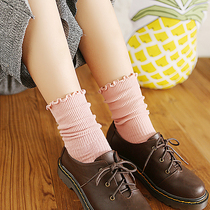 Pile Socks Socks Female Midtubes Socks Autumn Winter Months Son Socks Pure Cotton Postnatal Pregnant Women Stockings No Lefoot Lady Cotton Socks