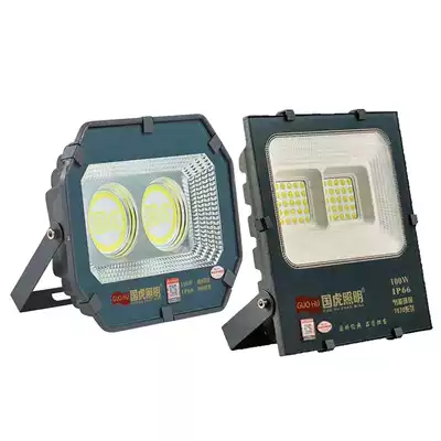 Guohu LED floodlight outdoor waterproof super bright outdoor lighting 50W100w200300400W garden light