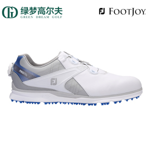 Footjoy高尔夫球鞋男士Pro/SL Carbon无钉真皮鞋面golf运动旋钮鞋