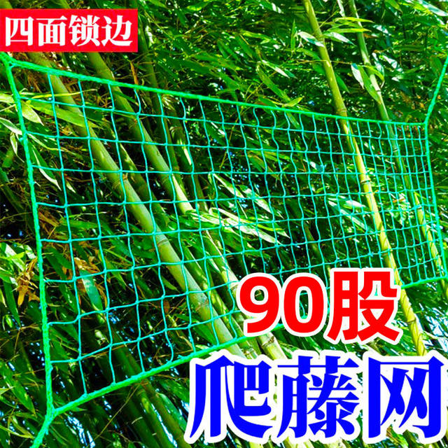Plant Climbing Net for Vegetable Garden, Cucumber Trellis, Passion Fruit Wall-Mounted Balcony Climbing Grid Support, Loofah Trellis Net
