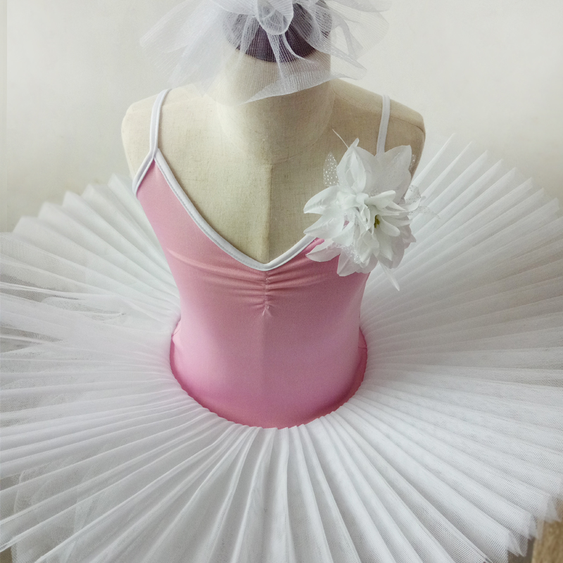 Customized professional ballet TUTU ballet performance gauze skirt ballet practice skirt tutu skirt black and white Swan Lake costumes