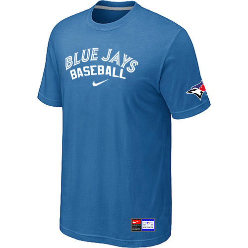 Blue Jays T-Shirt Toronto Blue Jays training shirt Crewneck Short Sleeves T-Shirt Men's Breathable Ball Jacket