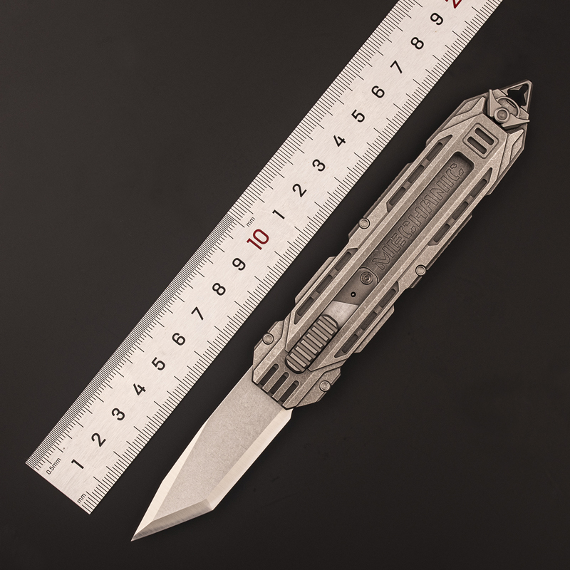 TC21 titanium alloy EDC mechanic free-hand quick-release utility knife outdoor tactical heavy-duty wall paper opener