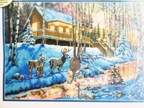 dim original set of cross stitch American original imported kit Dajin 70-8976dimensions spot