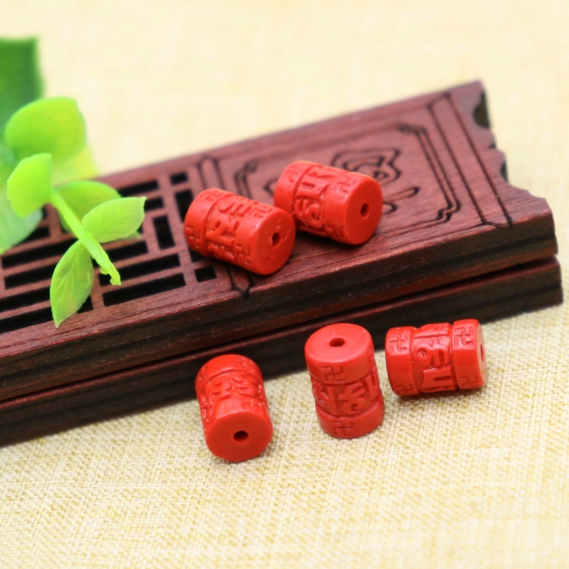 Zhu Sands Prose Pearl Essay with Hand Strings of Men and Women Lovers Ornament Bracelet Red Zhu Sand Six Words True words Septer Pearl S001-Taobao