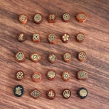 Ретро аксессуар из сандалового дерева ручной работы, аксессуары, медная креативная этническая инкрустация камня, этнический стиль