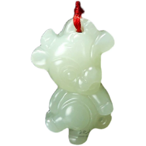 吊坠情侣项链挂件复古吊坠玉石节生日礼物手工diy阿富汗玉12生肖