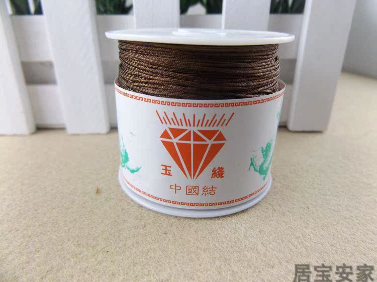 Dây chuyền ngọc bích Đài Loan dây chuyền vàng dây chuyền DIY dây đôi dây đỏ vòng tay dây kim cương nút dây 72 dòng ngọc - Vòng đeo tay Clasp vòng tay bạc