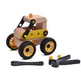 Деревянная головоломка, конструктор, экскаватор, трехмерная игрушка, новая коллекция, 3D, DIY