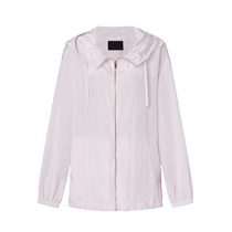 (Cool) MOCO2024 spring new sports style lightweight silhouette hooded drawstring jacket MBD1COT026