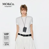 [Серия C +] Футболка MOCO с короткими рукавами и высокой резинкой из ацетата тенселя на правом плече MBE2TEE032