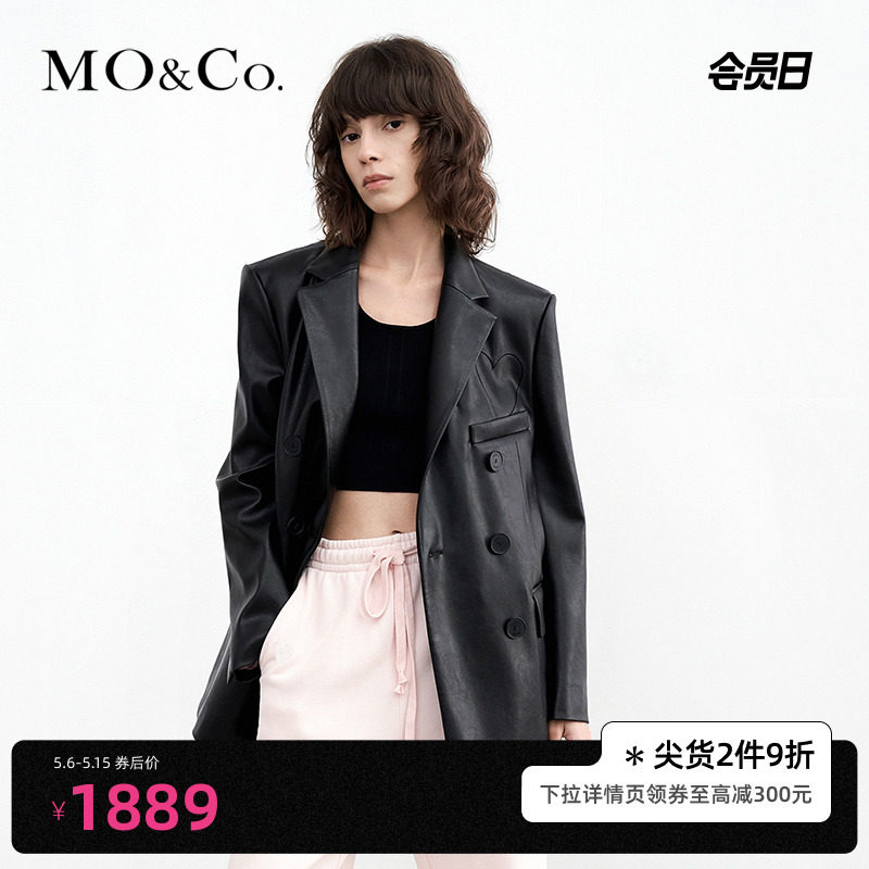 MOCO Autumn KIMHEKIM joint series of chest front caring cortical suits JK uniforms