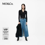 Зимний трикотажный свитер, короткий черный кардиган, V-образный вырез, облегающий крой, в обтяжку