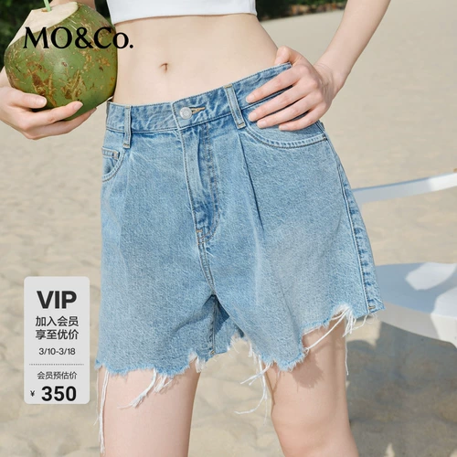 Синяя джинсовая юбка, тонкие шорты, высокая талия, свободный крой