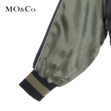 Moco Stand -Up воротничная куртка короткая вышитая повседневная куртка MA173JKT104 MO Anke