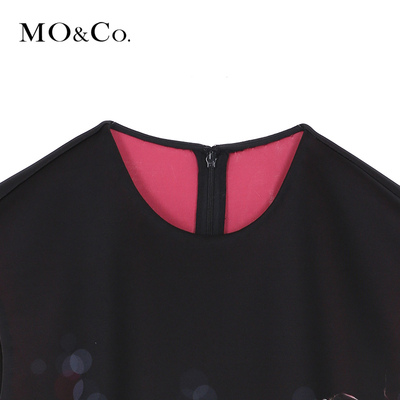 MOCO váy váy bánh vải không tay váy in MA153SKT57 các mẫu đầm đẹp 2021 váy đầm