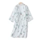 Áo choàng tắm dâu tây váy ngủ nữ mùa thu cotton Nhật Bản áo choàng dài tay dễ thương gạc kimono thấm mồ hôi đồ ngủ cotton đầm thiết kế đẹp