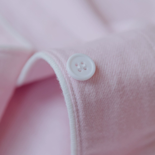 Хлопковая бархатная кремовая удерживающая тепло пижама, цветной осенний комплект