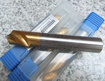 Hongfeng high speed steel titanium plated pin - drill fixed point drill positioning drill direct handle drill 90 degrees