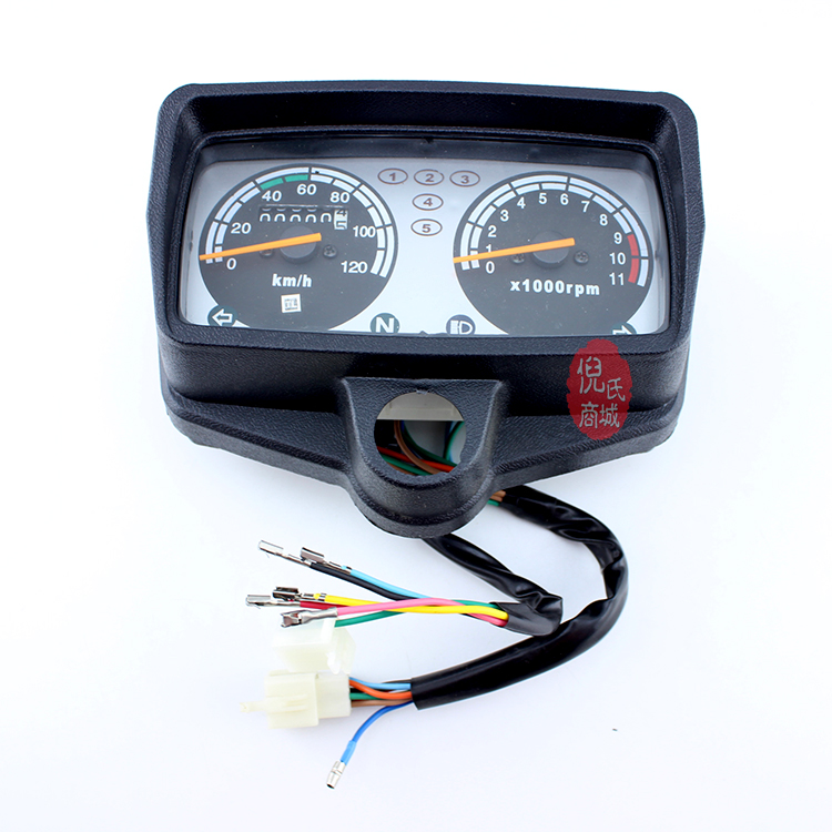 Xe máy CG125 Zhujiang ZJ125 hạnh phúc XF125 tập tin hoa mận 5 tập tin T hiển thị Dụng cụ đo đường đồng hồ điện tử xe wave alpha
