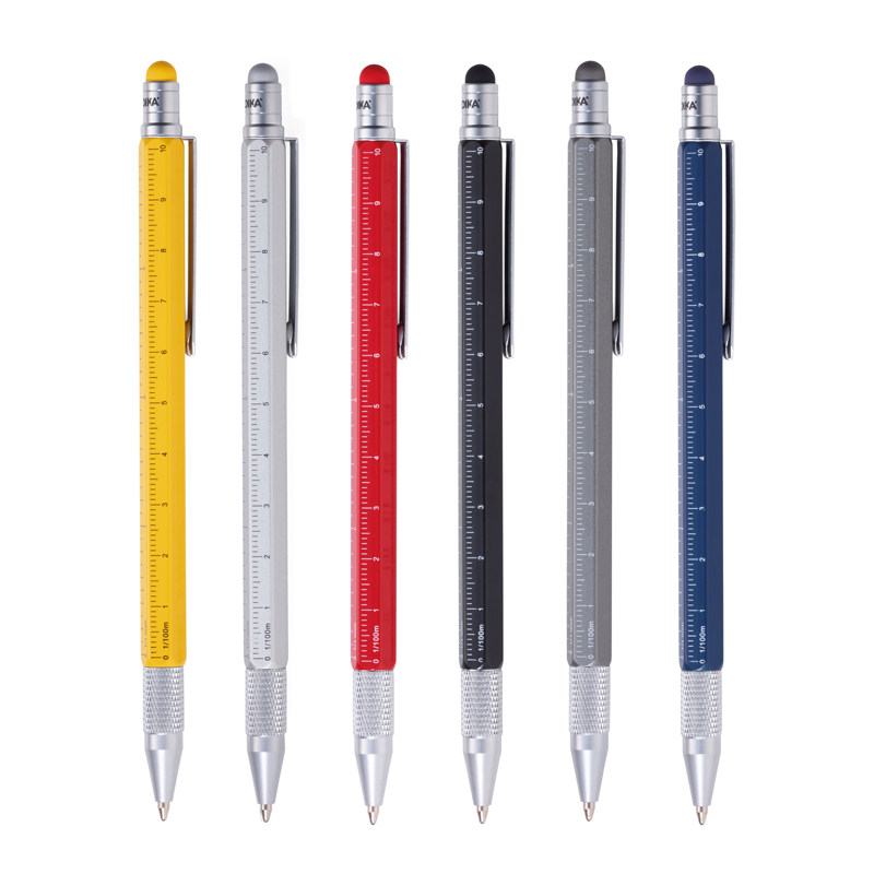 German Troika Multifunctional Creative Ballpoint Pen High-end Men's and Women's Slim Metal Pen Oily Refill