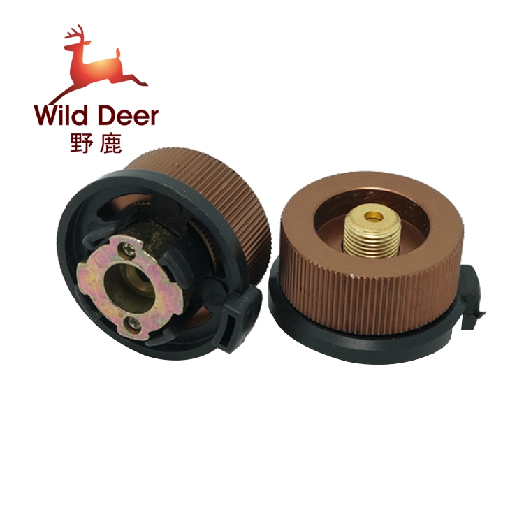 Outdoor furnace end conversion head converter round conversion head long gas cylinder converter