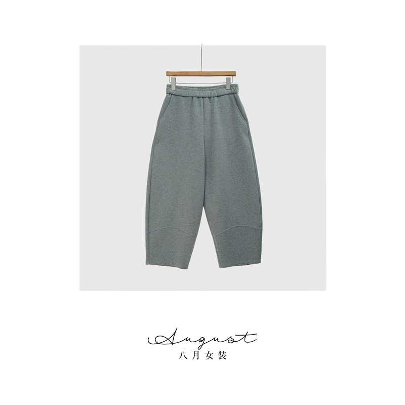 【Bayue】K638 Early Autumn New Style Elastic Waist Slimming Versatile Loose Casual Plus-Size Women's Pants 【Bayue】K638 Early Autumn New Style Elastic Waist Slimming Versatile Loose Casual Plus-Size Women's Pants