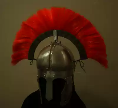 (Roman helmet) Byzantine Centurion plate armor helmet Crusaders Western collection ornaments full battle