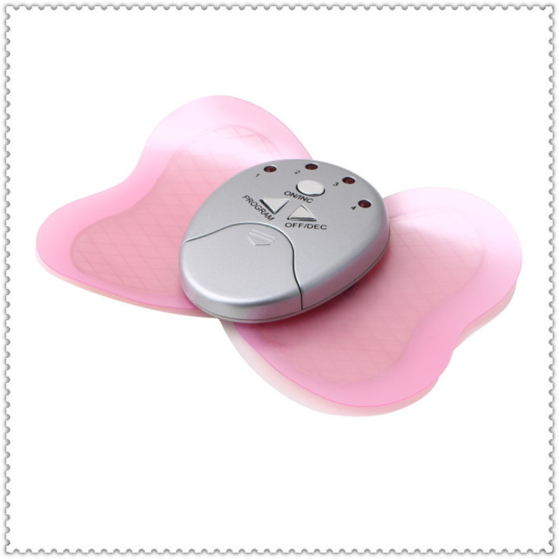 Electronic butterfly patch electrode sheet buttoned self-adhesive meridians line physiotherapeutic instrument Silicone Abs and Abs Recommendation