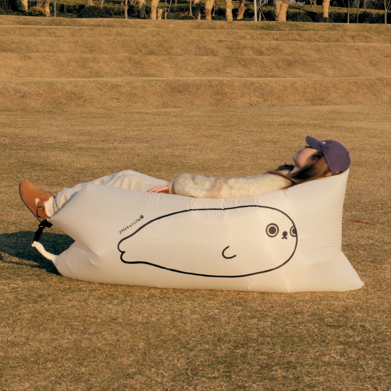 Yesseallife Foldable and Freely Combinable Seal Companion Rest Lawn Inflatable Sofa Yesseallife Foldable and Freely Combinable Seal Companion Rest Lawn Inflatable Sofa