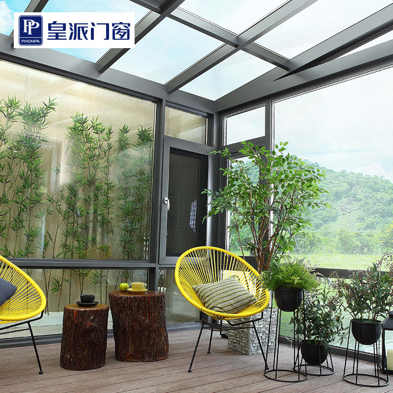 Imperial Treasure country decoration villa Greenhouse Custom shading Electric ceiling Skylight terrace Roof Outdoor garden