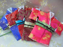 Japanese kimono red wine set brocade wine bottle set innovative holiday gifts