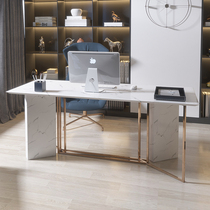 Light luxury desk modern simple marble study computer desk designer desk fashion home writing desk