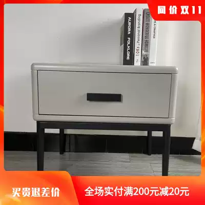 Nordic bedside table modern simple fashion bedside cabinet Italian designer fashion paint cabinet sleeper cabinet no installation