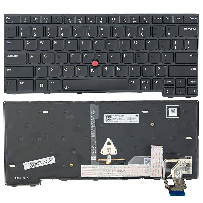 Suitable for Lenovo ThinkPad T14 Gen1/2/3/4/5/6 P14S L14 Gen1/2/3/4 Keyboard Suitable for Lenovo ThinkPad T14 Gen1/2/3/4/5/6 P14S L14 Gen1/2/3/4 Keyboard