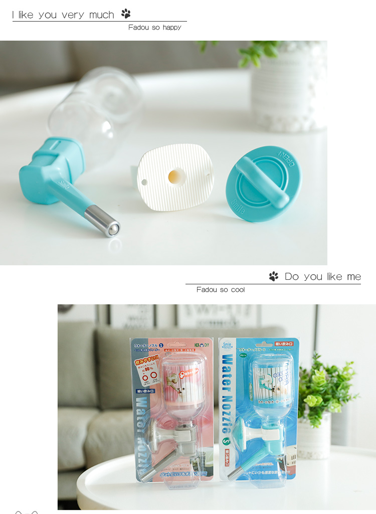 Vật nuôi treo bình nước treo ấm nước cho chó mèo uống nước tạo tác tự động cho ăn nước xô Teddy chậu nước - Cat / Dog hàng ngày Neccessities Hộp đựng thức ăn cho chó