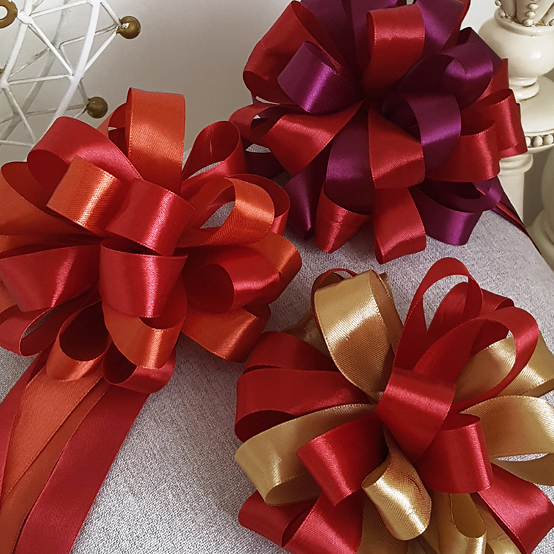 New wedding vice wedding car Lace Garnish Silk Ribbon Greet team Flower Che colored with stairs Armrest Brocade Wedding Celebration-Taobao