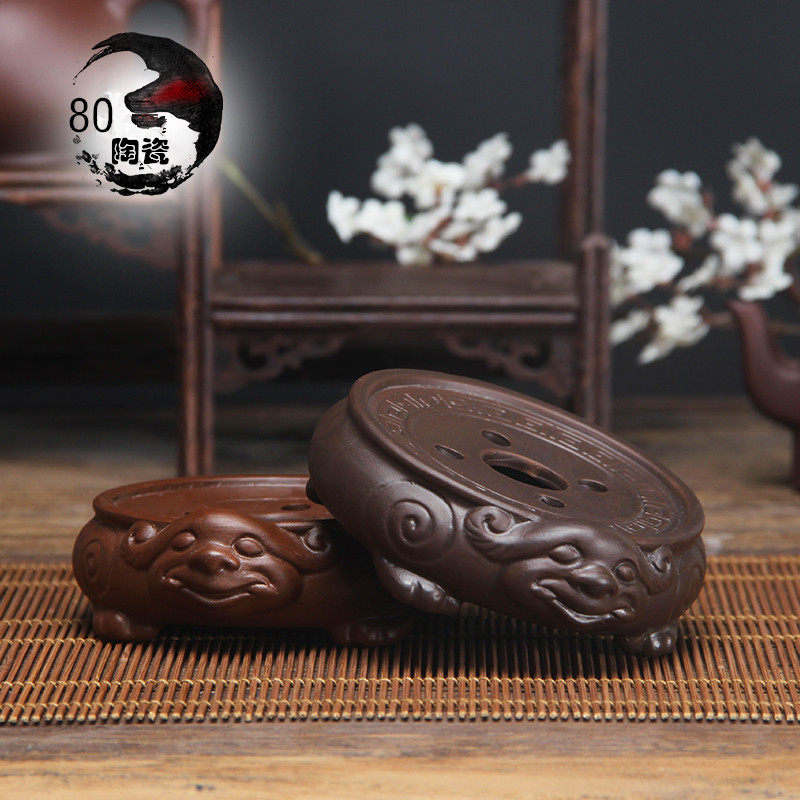 Purple sand pot cushion cushion pot bearing Kunfu tea ceremony accessories tea cup tea ceremony tea cup tea cup tea